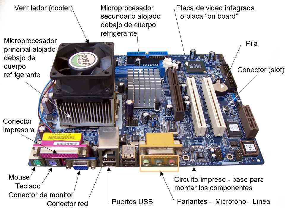 Componentes De Una Tarjeta Madre De Laptop Varias Tarjetas
